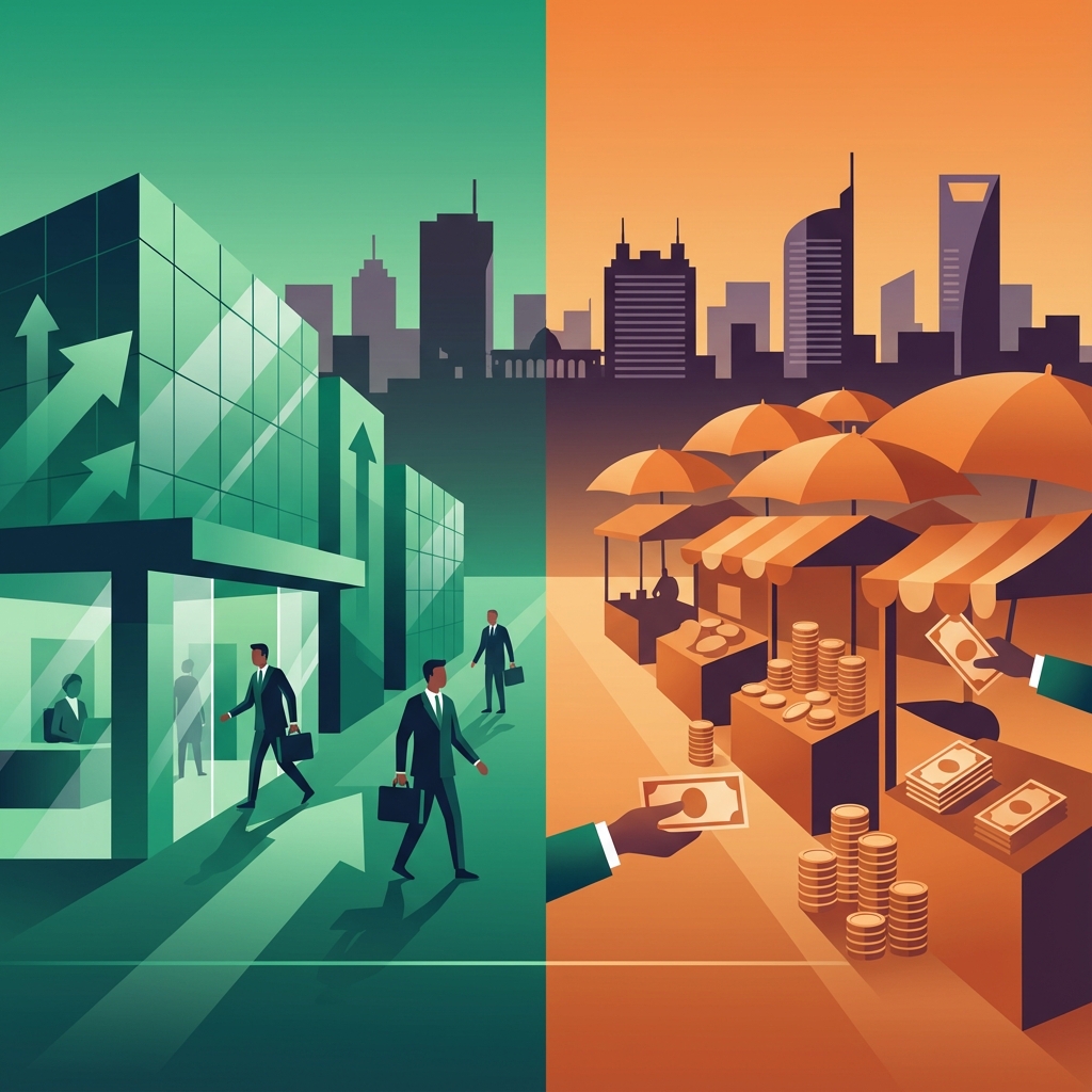 Mercado Formal vs Informal em Angola